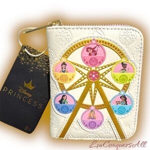 Loungefly Disney Princess Ferris Wheel Small Zip Wallet